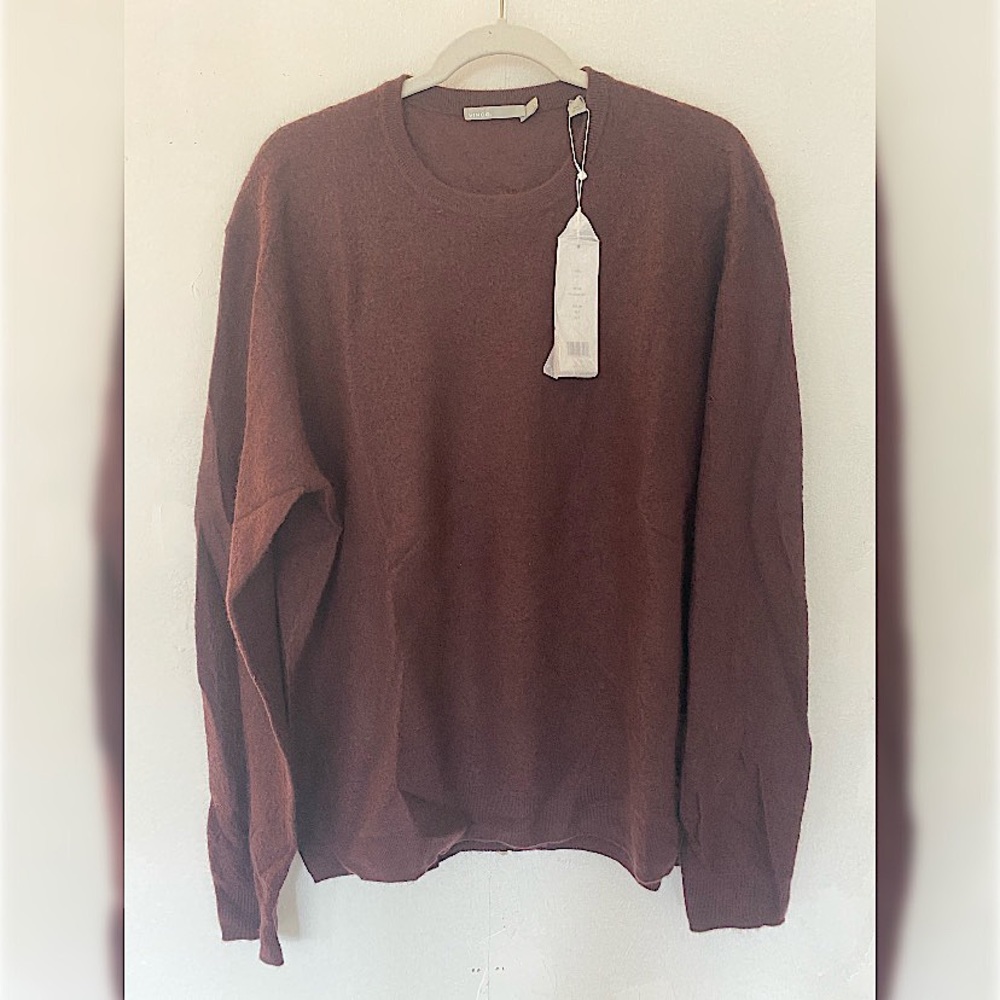 Men's Crewneck Marled Cashmere Sweater